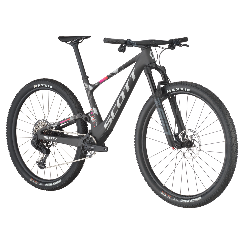 2025 Scott Spark Rc Team Eagle AXS Full Suspension Carbon Mountain Bike In Black