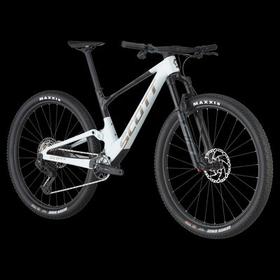 2025 Scott Spark Rc Team Eagle AXS Full Suspension Carbon Mountain Bike In White