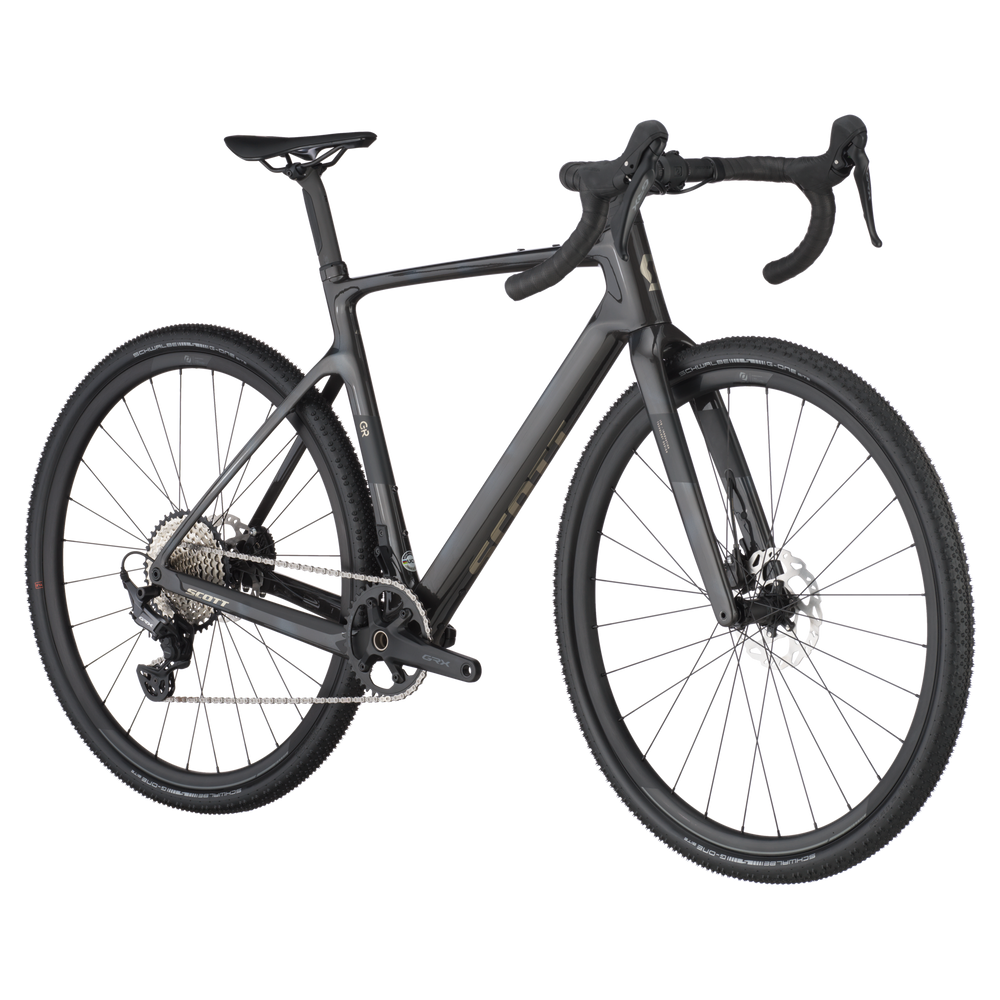 2025 SCOTT Addict Gravel 40 GRX Carbon Gravel Bike in Python Black
