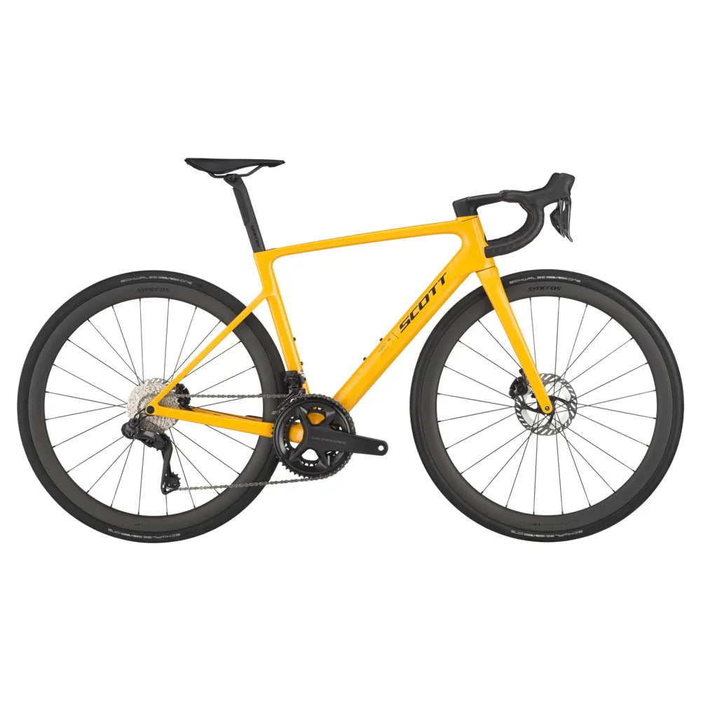 2025 SCOTT Addict RC 10 Ultegra Di2 Carbon Road Bike in Bahama Yellow