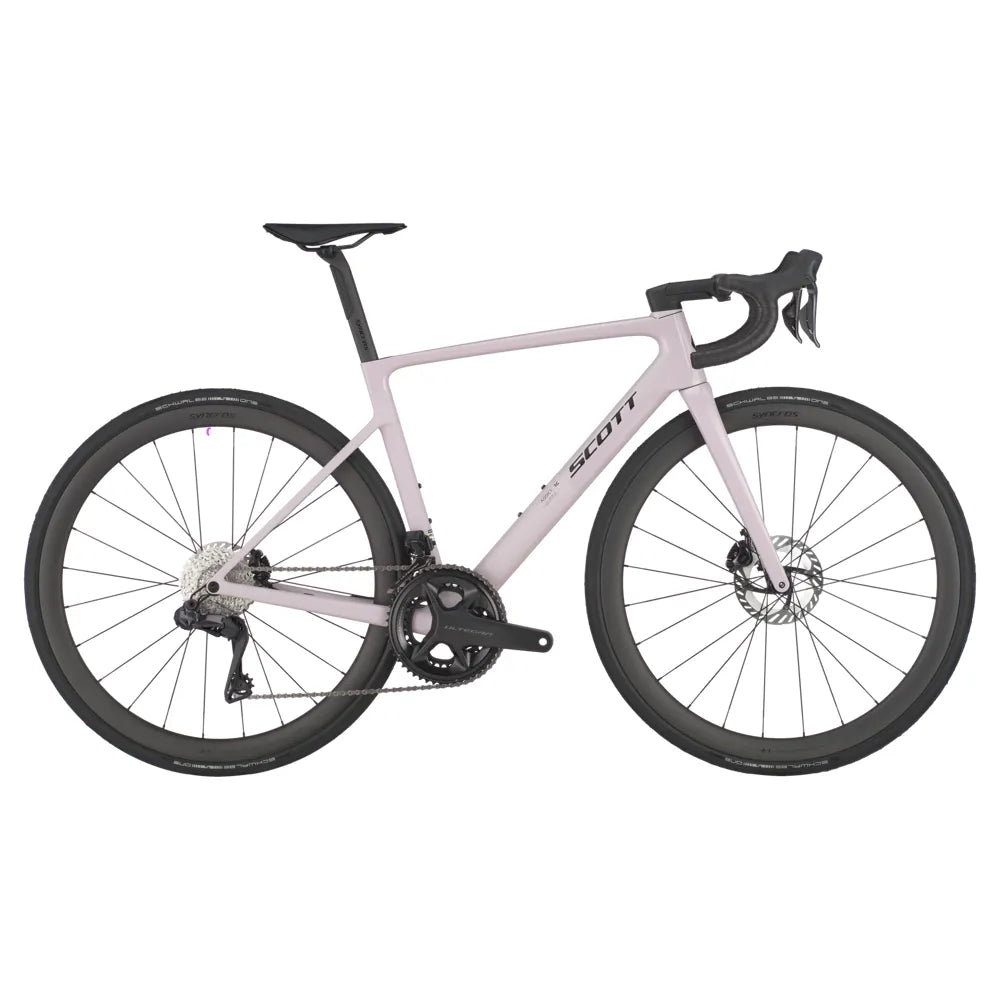 2025 SCOTT Addict RC 20 Ultegra Di2 Carbon Road Bike in Hushed Pink