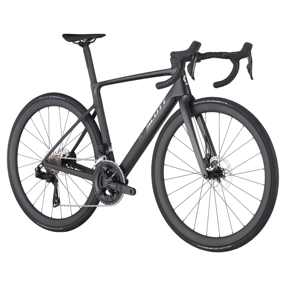 2025 Scott Addict RC 30 Carbon Road Bike in Black