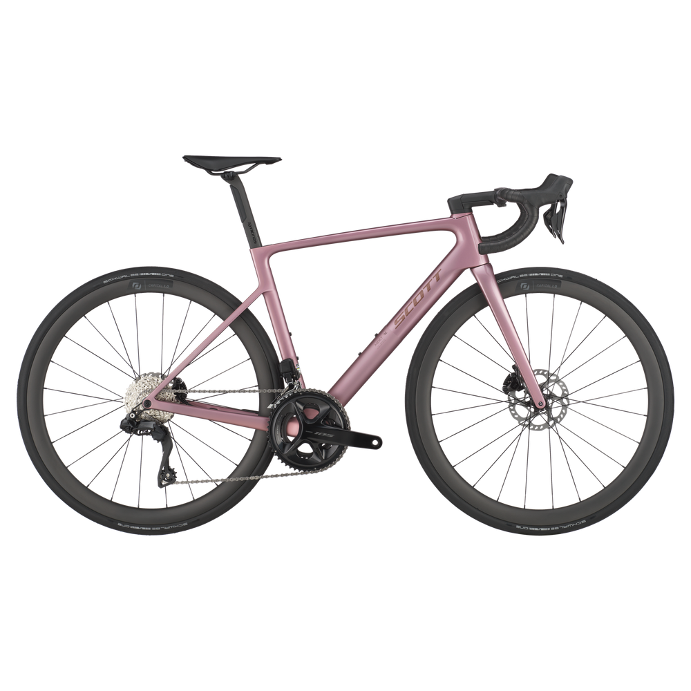 2025 Scott Addict RC 30 Carbon Road Bike in Carbon Black