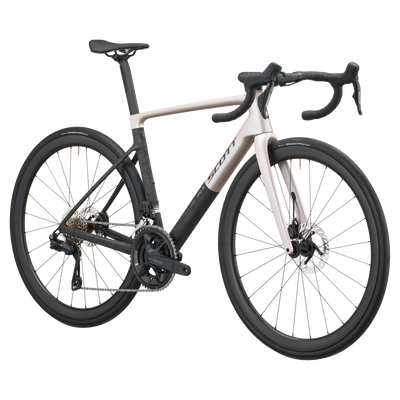 SCOTT Addict RC 30 in Champagne Pink/Carbon Black, side view