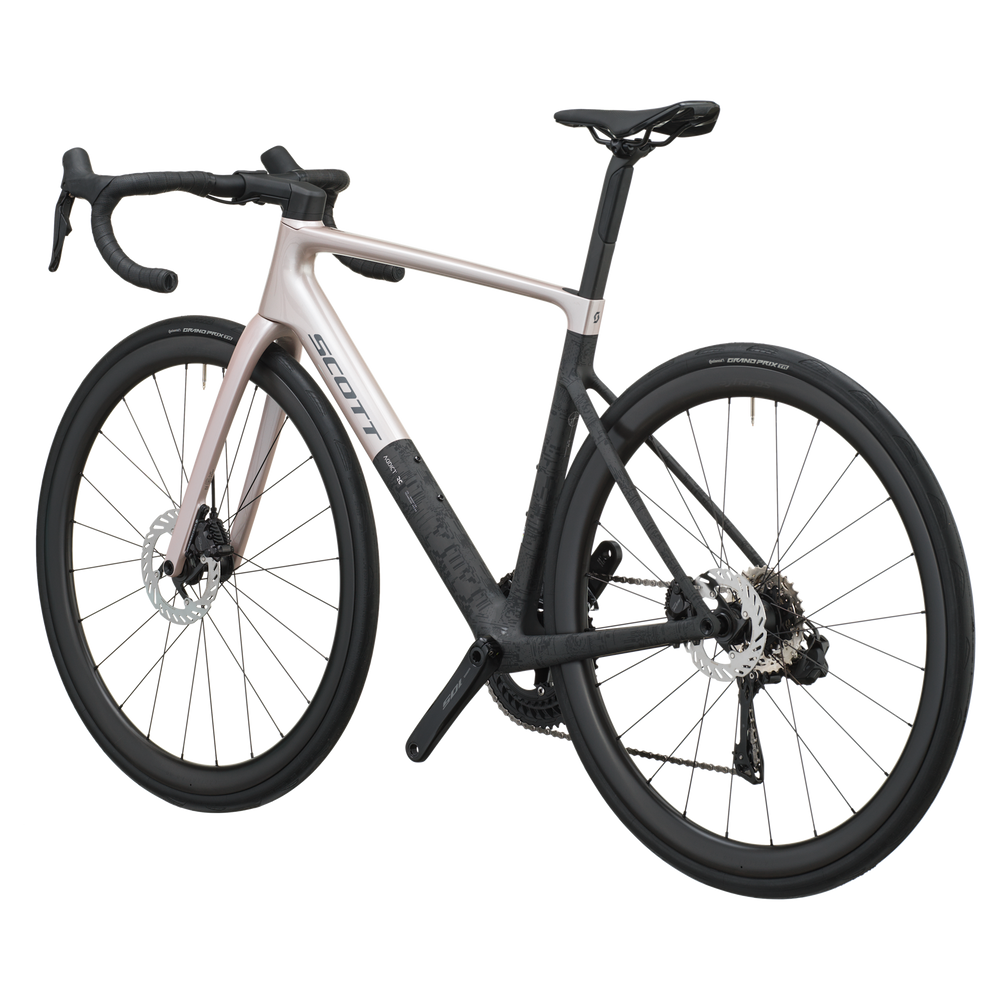 SCOTT Addict RC 30 in Champagne Pink/Carbon Black, detail view