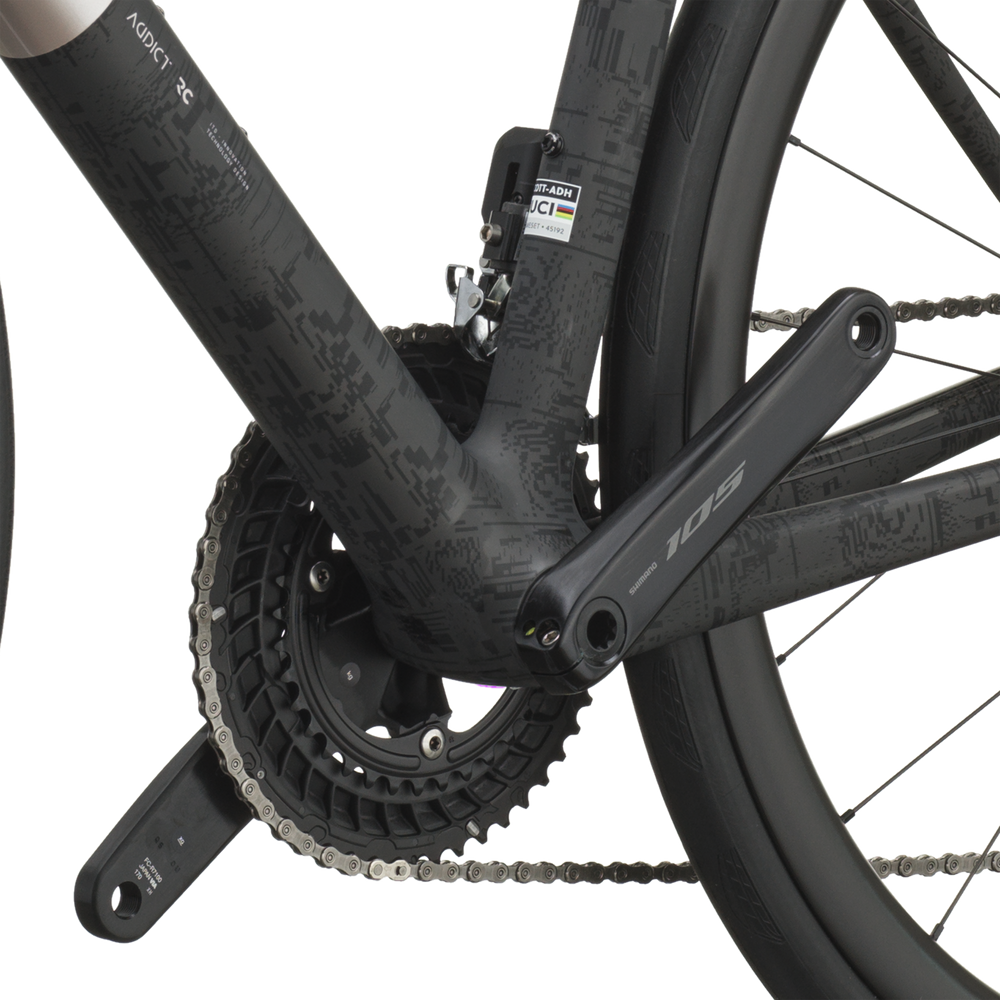 SCOTT Addict RC 30 in Champagne Pink/Carbon Black, detail view
