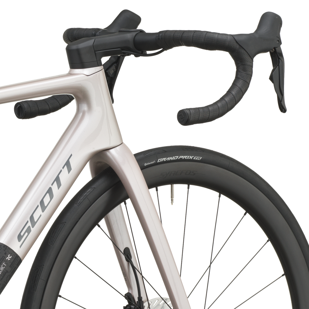SCOTT Addict RC 30 in Champagne Pink/Carbon Black, detail view