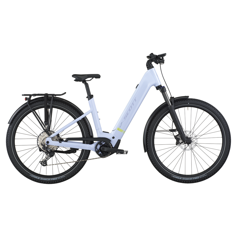 2026 Scott Axis 20 Wave Electric Mountain Bike In Icy Blue