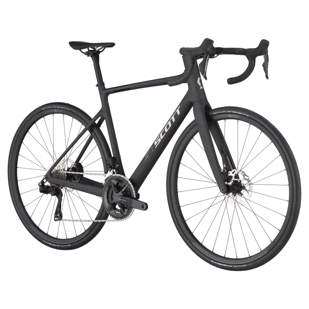 2025 Scott Addict 40 Road Bike in Champion Black