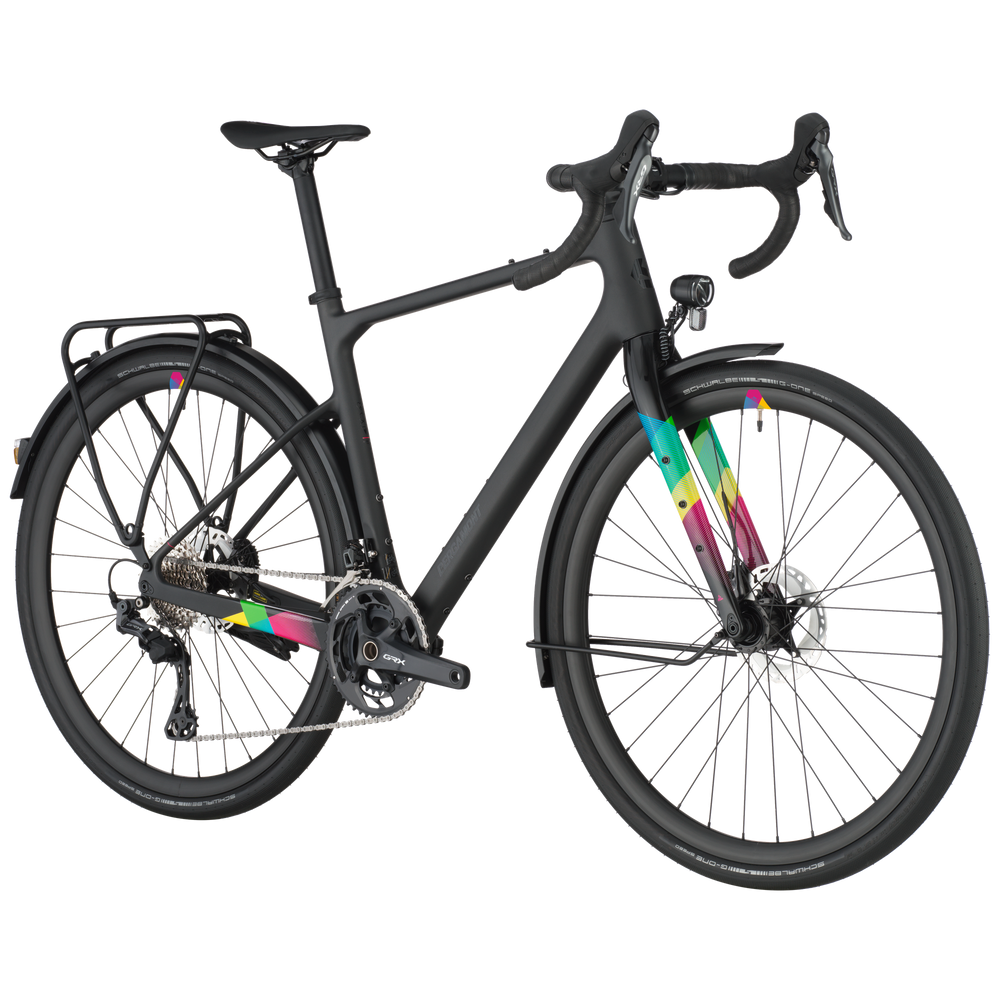Bergamont Grandurance Rd Elite Gravel Bike In Flaky Black-image-3