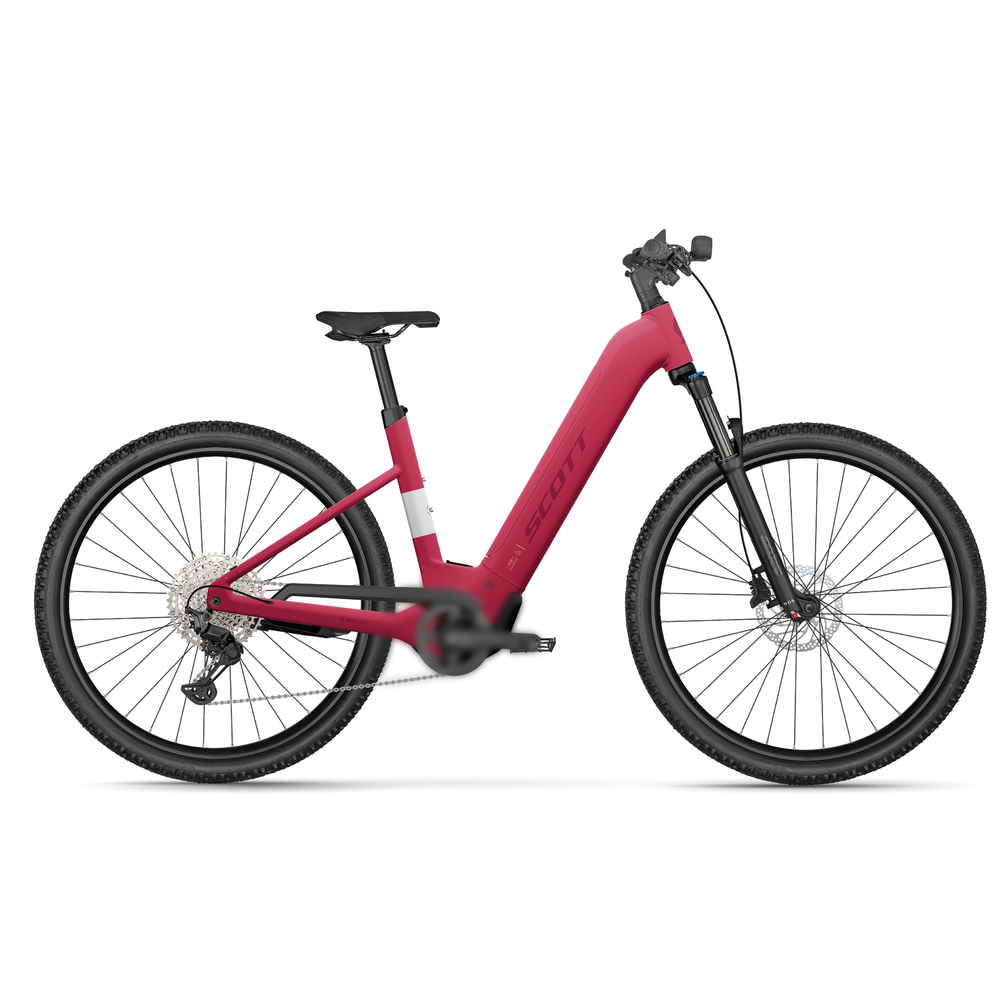 2025 Scott Aspect Eride 900 Wave Electric Mountain Bike In Red
