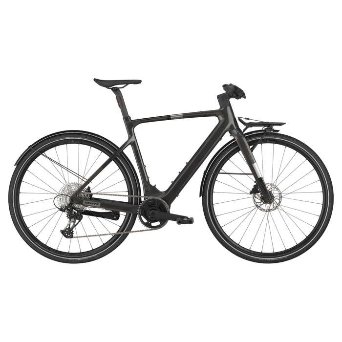 2025 Scott Silence 20 Electric Hybrid Bike In Black
