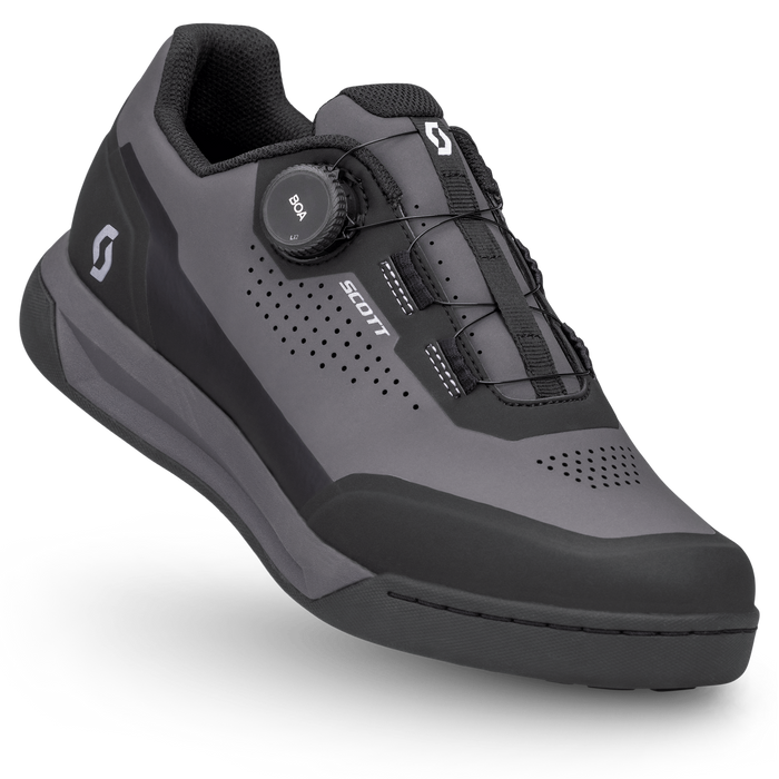 SCOTT MTB Volt Evo Flat BOA® Shoe in Grey/Black, main view