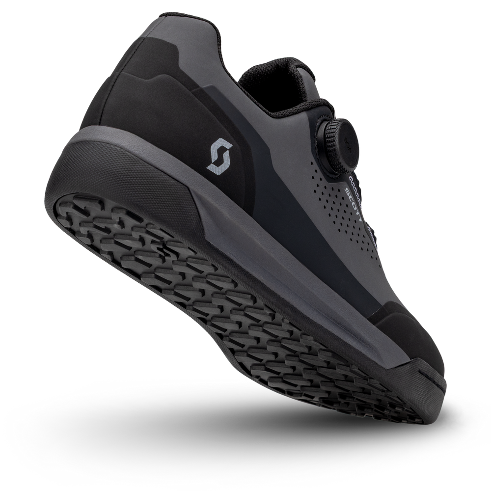 SCOTT MTB Volt Evo Flat BOA® Shoe in Grey/Black, view 2