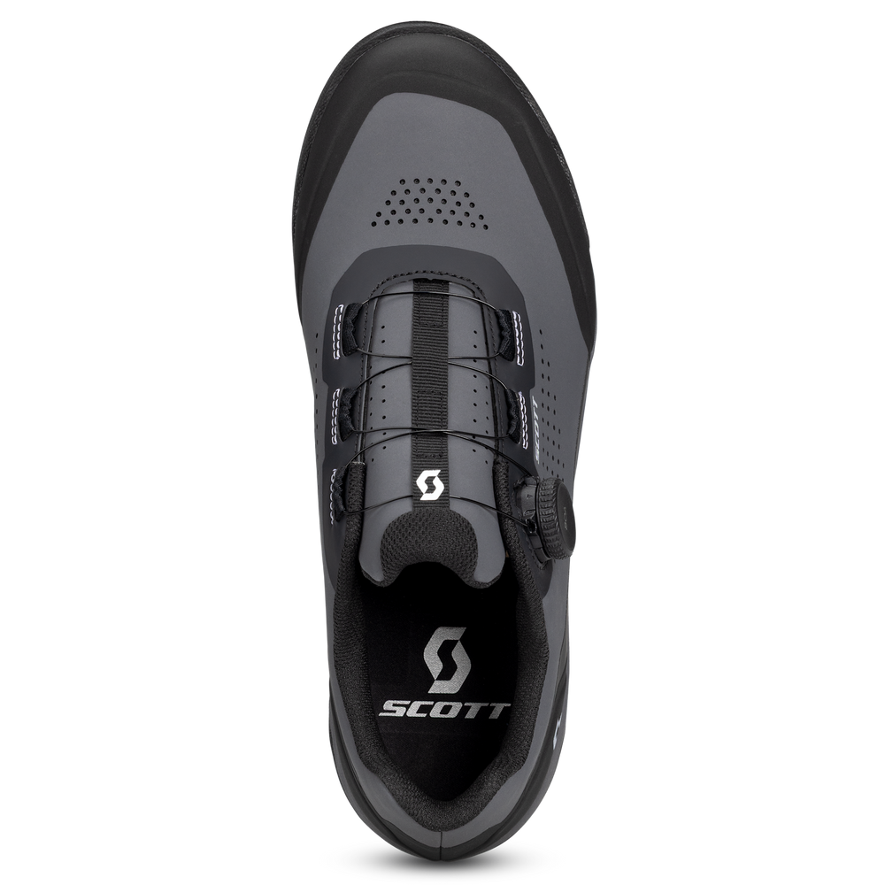 SCOTT MTB Volt Evo Flat BOA® Shoe in Grey/Black, view 5