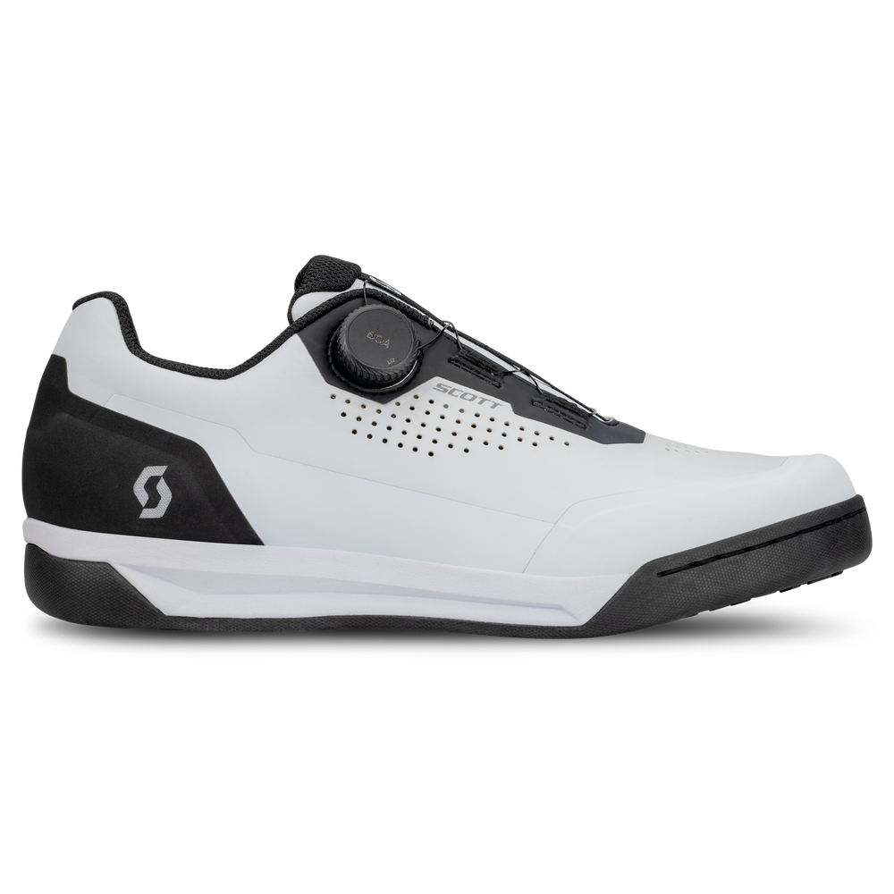 SCOTT MTB Volt Evo Flat BOA® Shoe in White/Black, view 3