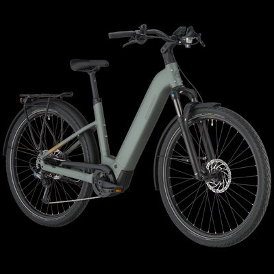 Bergamont E-Horizon Sport 10 Wave Electric Hybrid Bike In Highland Grey-image-3