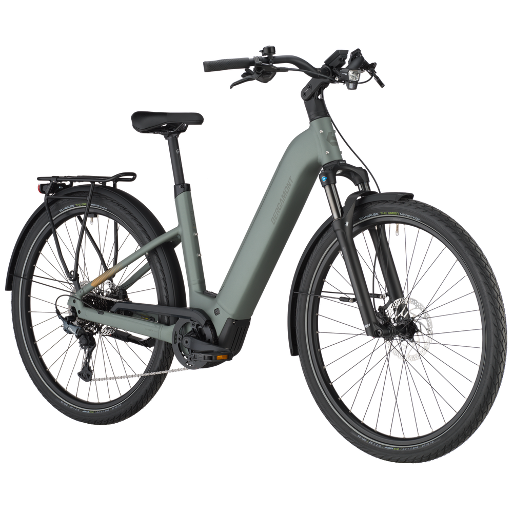 Bergamont E-Horizon Sport 10 Wave Electric Hybrid Bike In Highland Grey-image-3