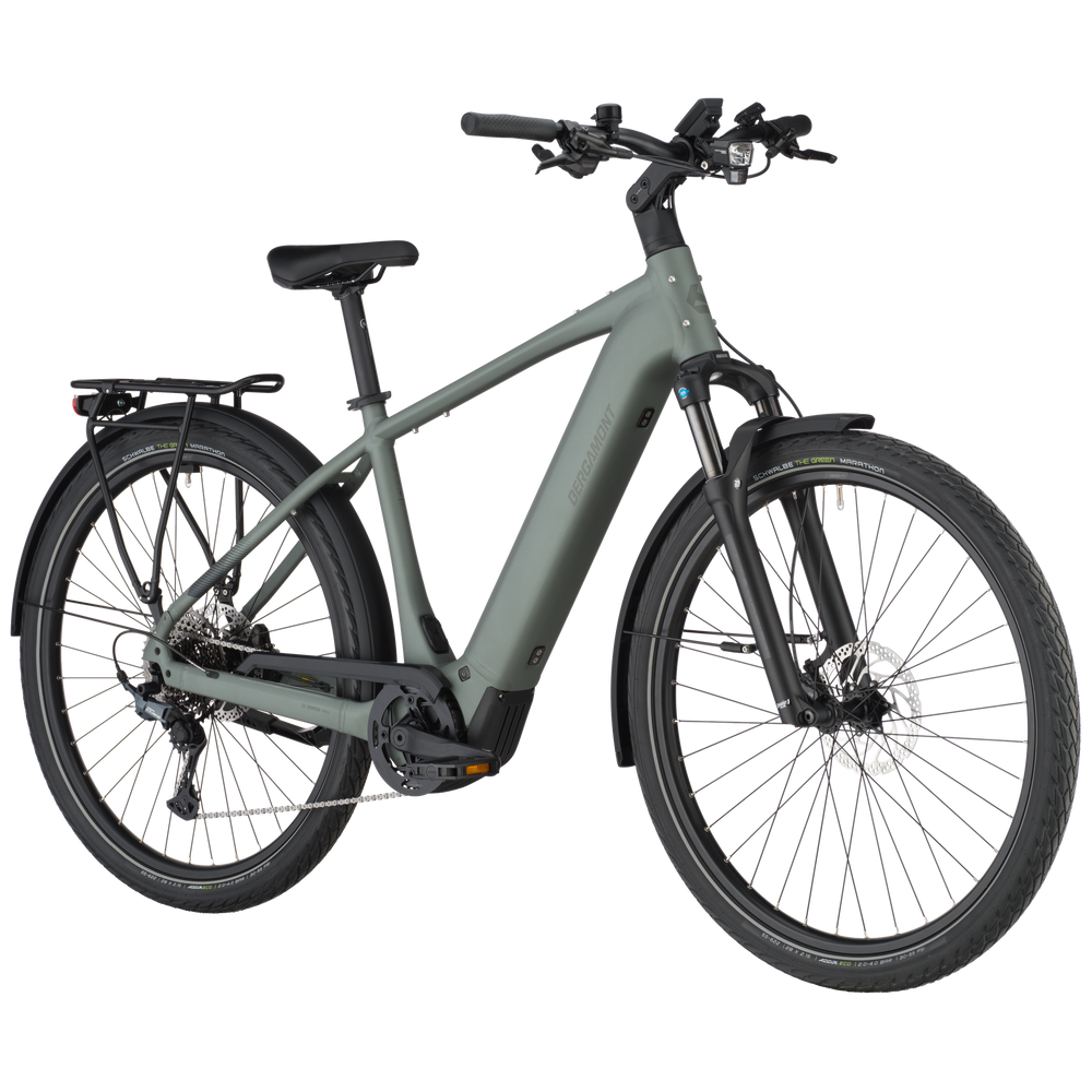 Bergamont E-Horizon Sport 10 Electric Hybrid Bike In Highland Grey-image-3