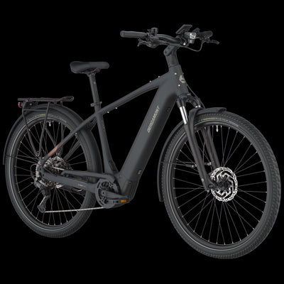 Bergamont E-Horizon Sport 20 Electric Hybrid Bike In Flaky Black-image-3