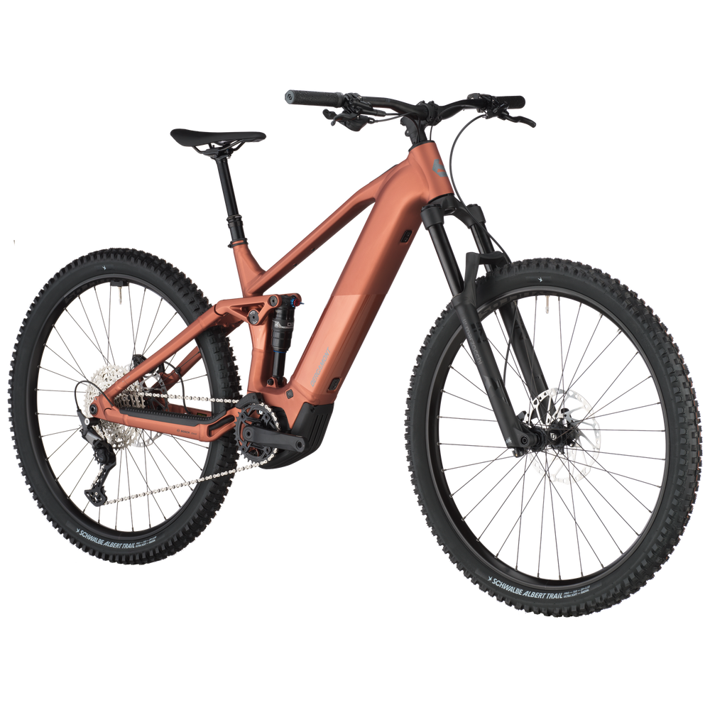 Bergamont E-Revox Fs 20 Electric Mountain Bike In Dark Red-image-3