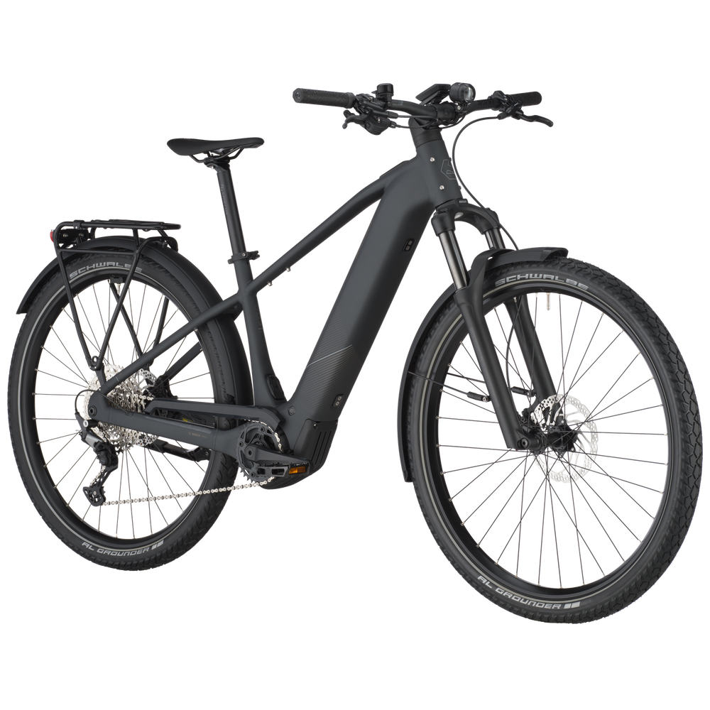 Bergamont E-Revox Tour 20 Electric Mountain Bike In Flaky Black-image-3