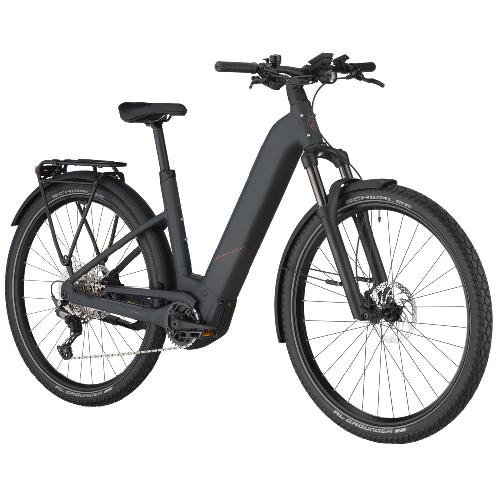 Bergamont E-Revox Tour 20 Wave Electric Mountain Bike In Flaky Black-image-3