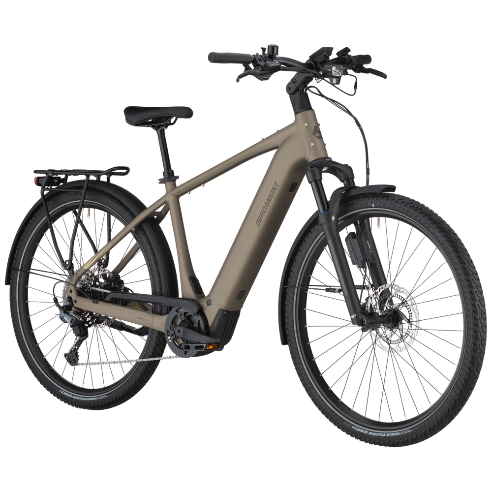 Bergamont E-Horizon Suv 10 Electric Hybrid Bike In Warm Silver-image-3