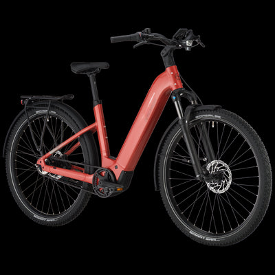 Bergamont E-Horizon Suv 20 Belt Wave Electric Hybrid Bike In Metallic Red-image-3