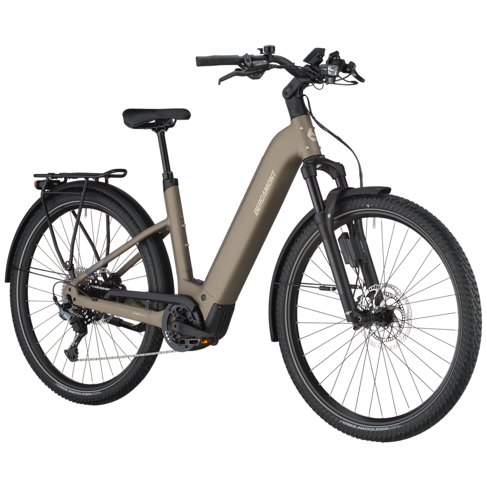 Bergamont E-Horizon Suv 10 Wave Electric Hybrid Bike In Warm Silver-image-3