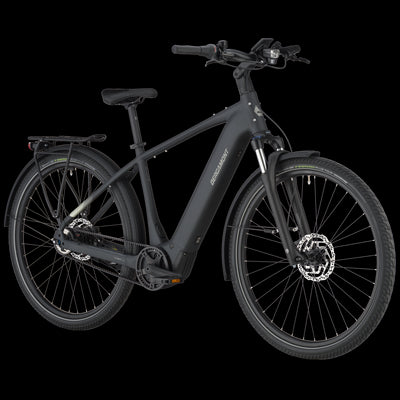Bergamont E-Horizon Tour 20 Belt Electric Hybrid Bike In Flaky Black-image-3