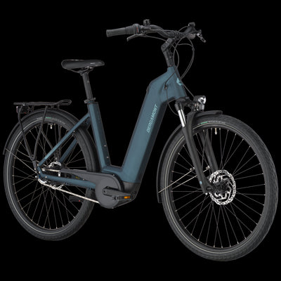 Bergamont E-Horizon Tour 40 Wave Electric Hybrid Bike In Petrol Blue-image-3