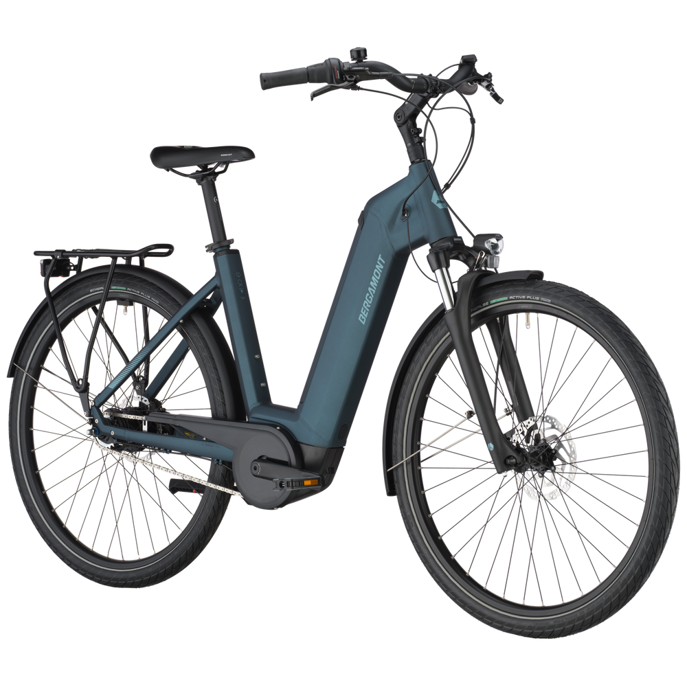 Bergamont E-Horizon Tour 40 Wave Electric Hybrid Bike In Petrol Blue-image-3