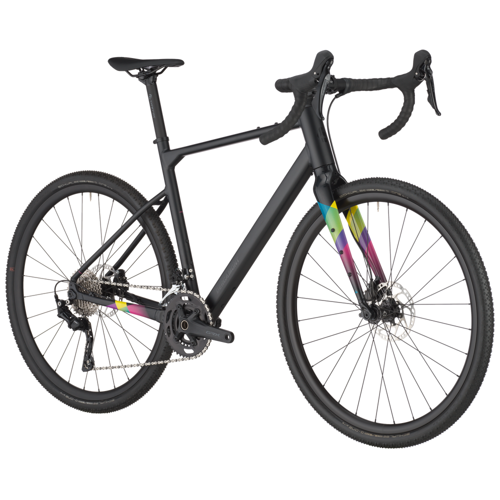 Bergamont Grandurance 6 Gravel Bike In Black Matt-image-3