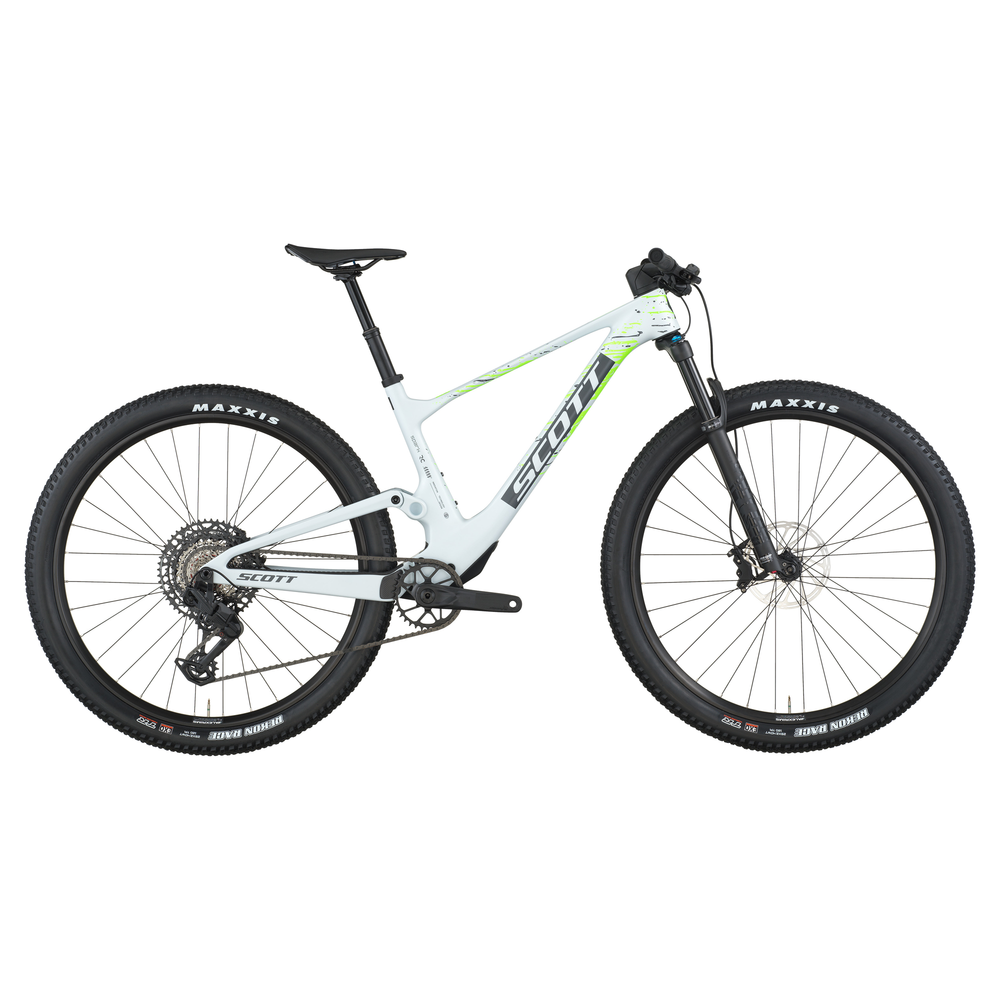 2026 Scott Spark Rc Comp Full Suspension Mountain Bike In Cumulus White