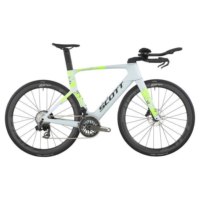 2026 Scott Foil Rc Tri Road Bike In Cumulus White
