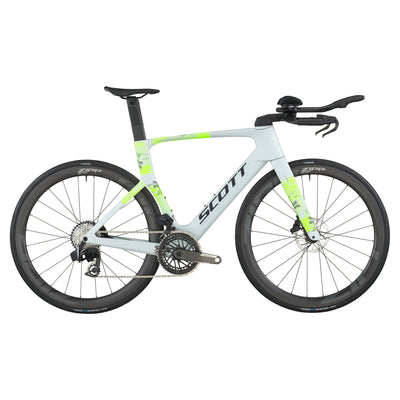 2026 Scott Foil Rc Tri Road Bike In Cumulus White