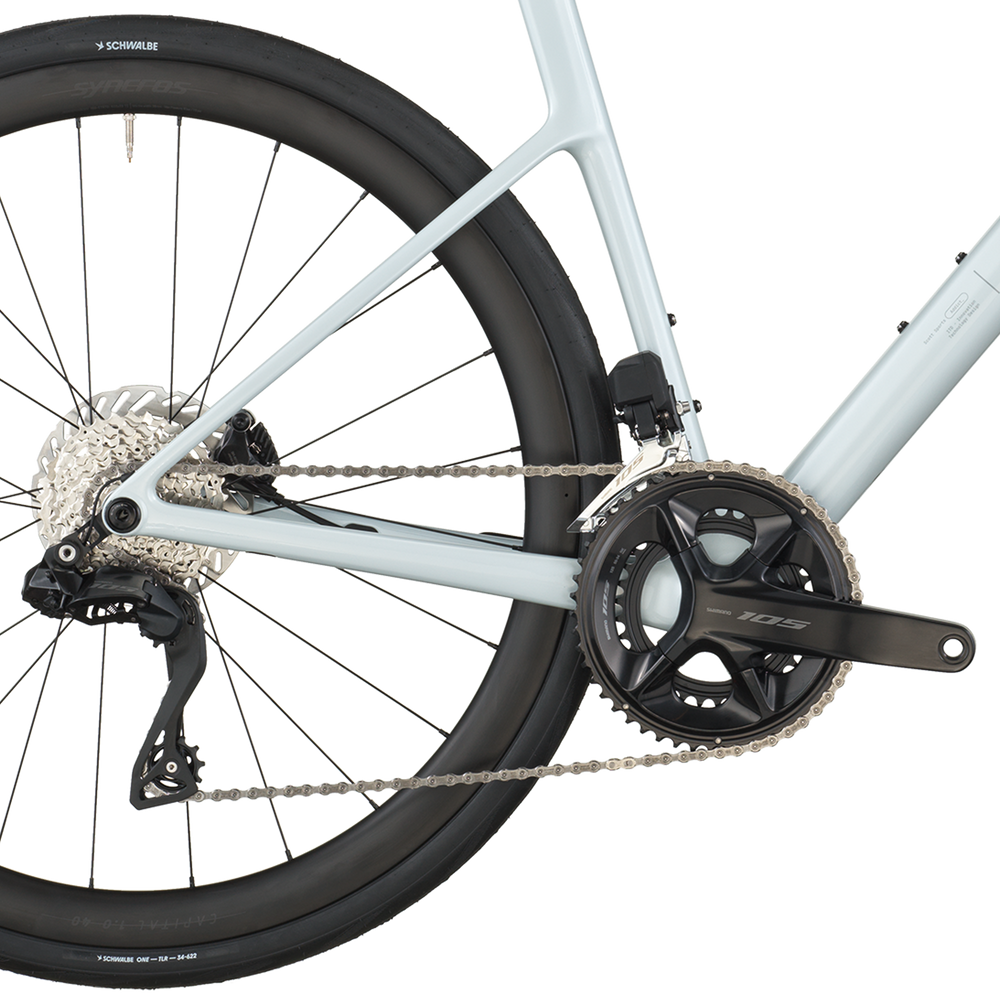 2026 Scott Addict 30 Road Bike In Cumulus White