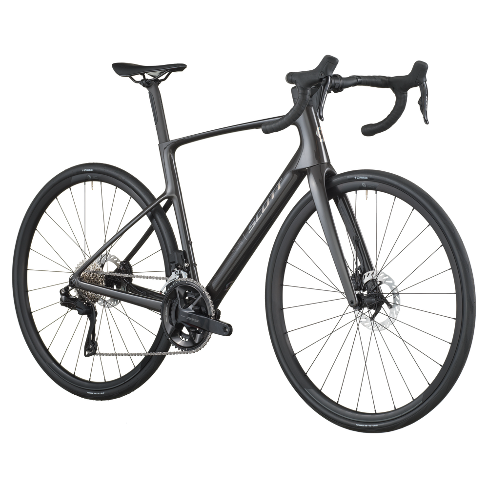 2026 Scott Addict 40 Road Bike In Carbon Black