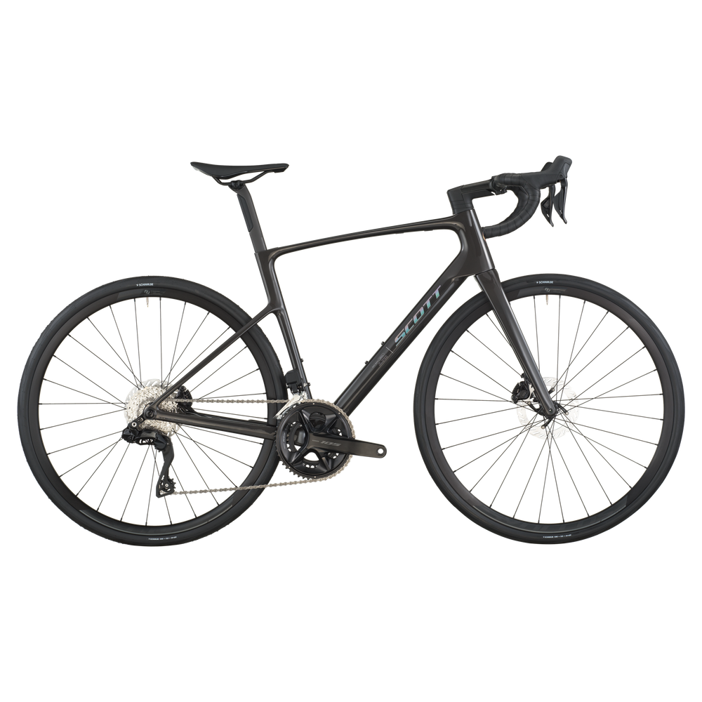 2026 Scott Addict 40 Road Bike In Carbon Black