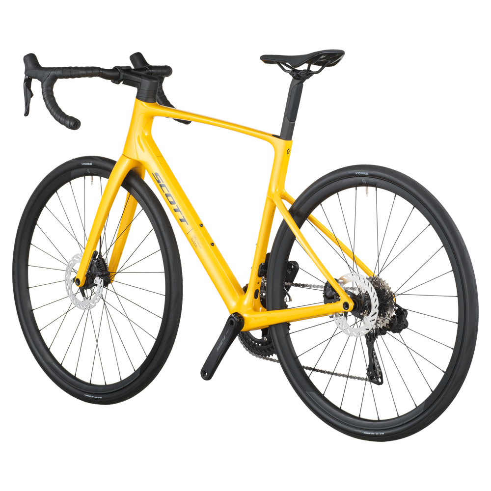 2026 Scott Addict 40 Road Bike In Vivid Yellow