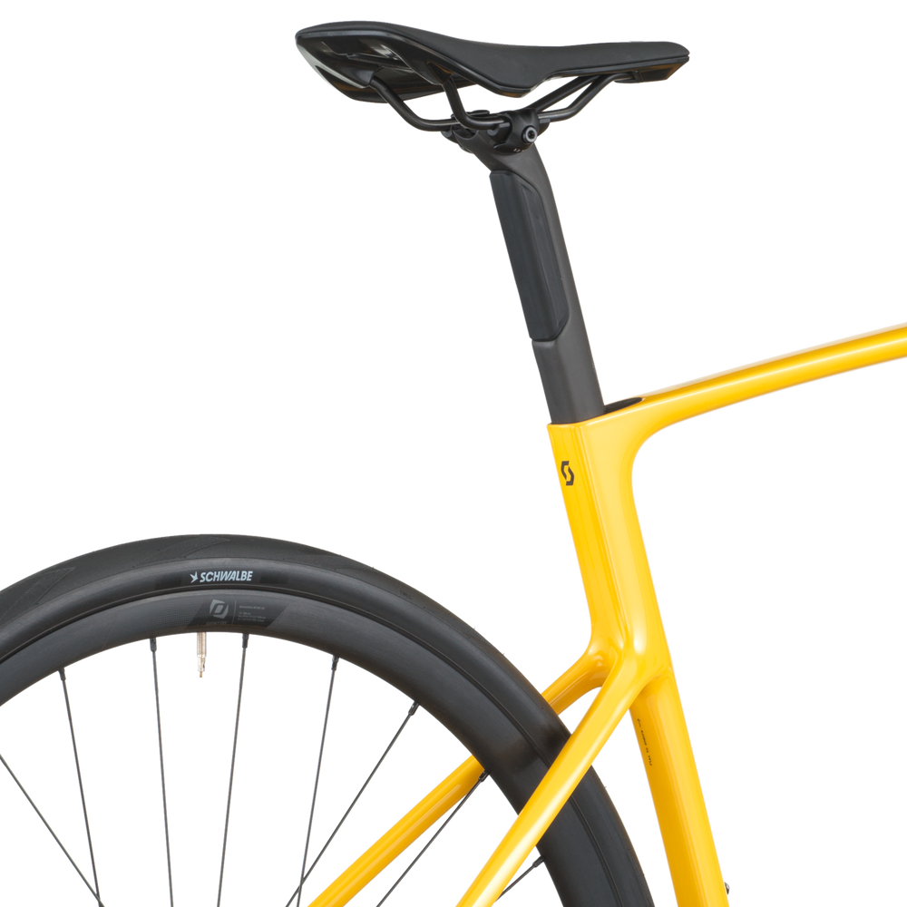 2026 Scott Addict 40 Road Bike In Vivid Yellow