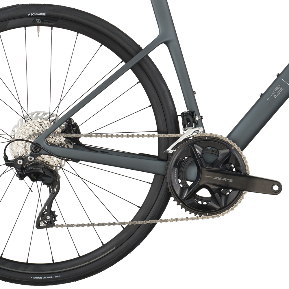 2026 Scott Addict 50 Road Bike In Carbon Grey