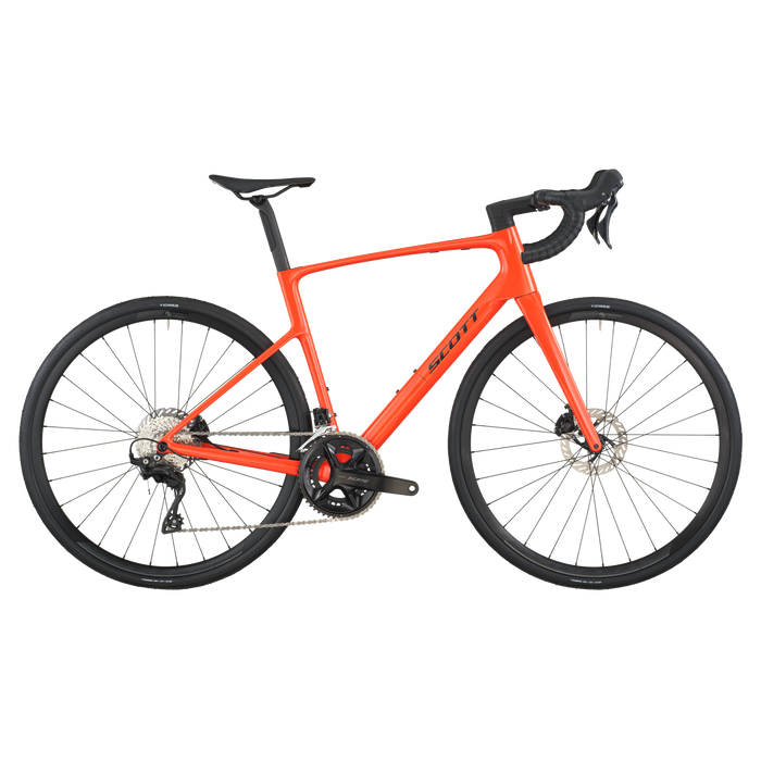 2026 Scott Addict 50 Road Bike In Flame Orange