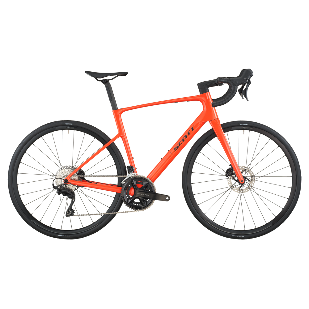 2026 Scott Addict 50 Road Bike In Flame Orange