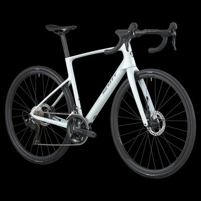 2026 Scott Addict 50 Road Bike In Cumulus White