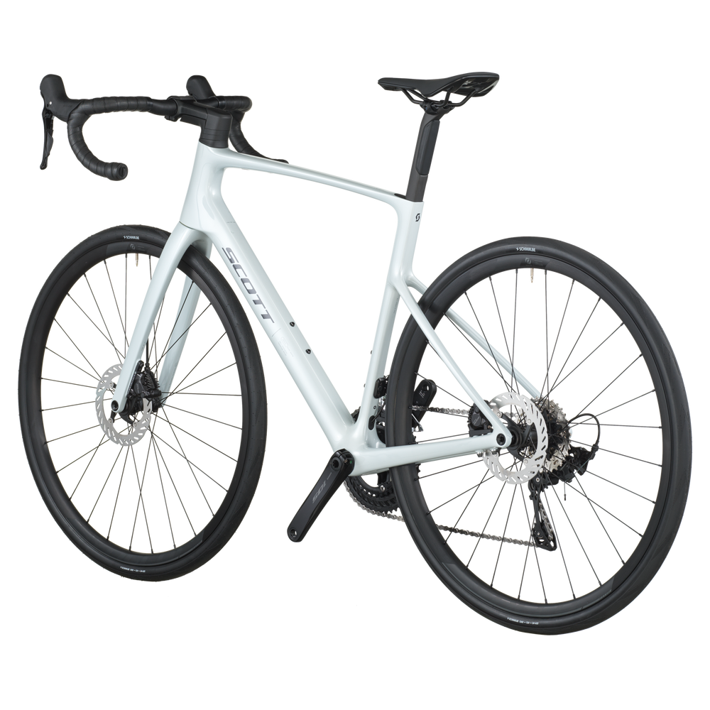 2026 Scott Addict 50 Road Bike In Cumulus White