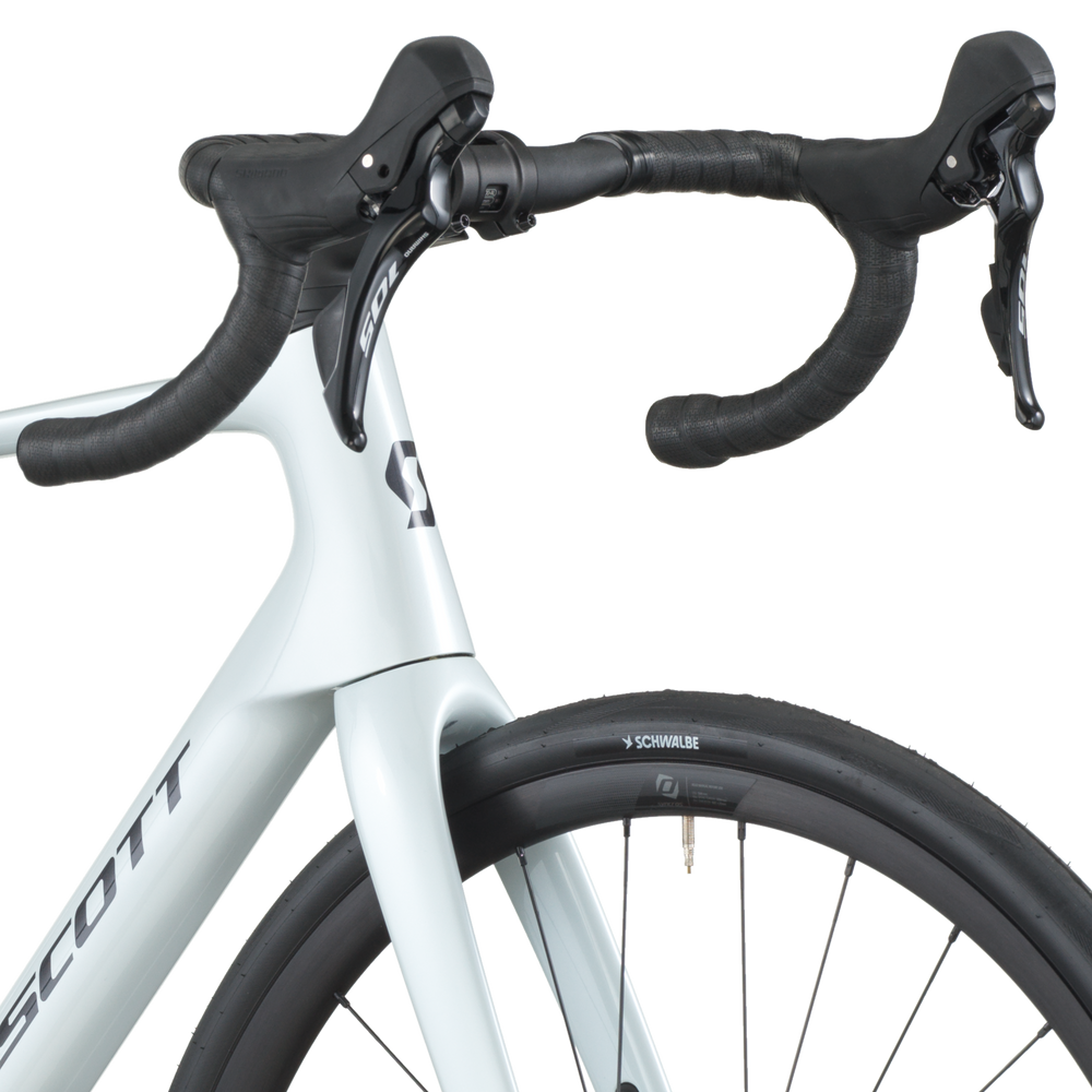 2026 Scott Addict 50 Road Bike In Cumulus White