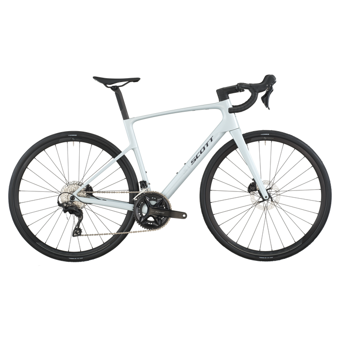 2026 Scott Addict 50 Road Bike In Cumulus White