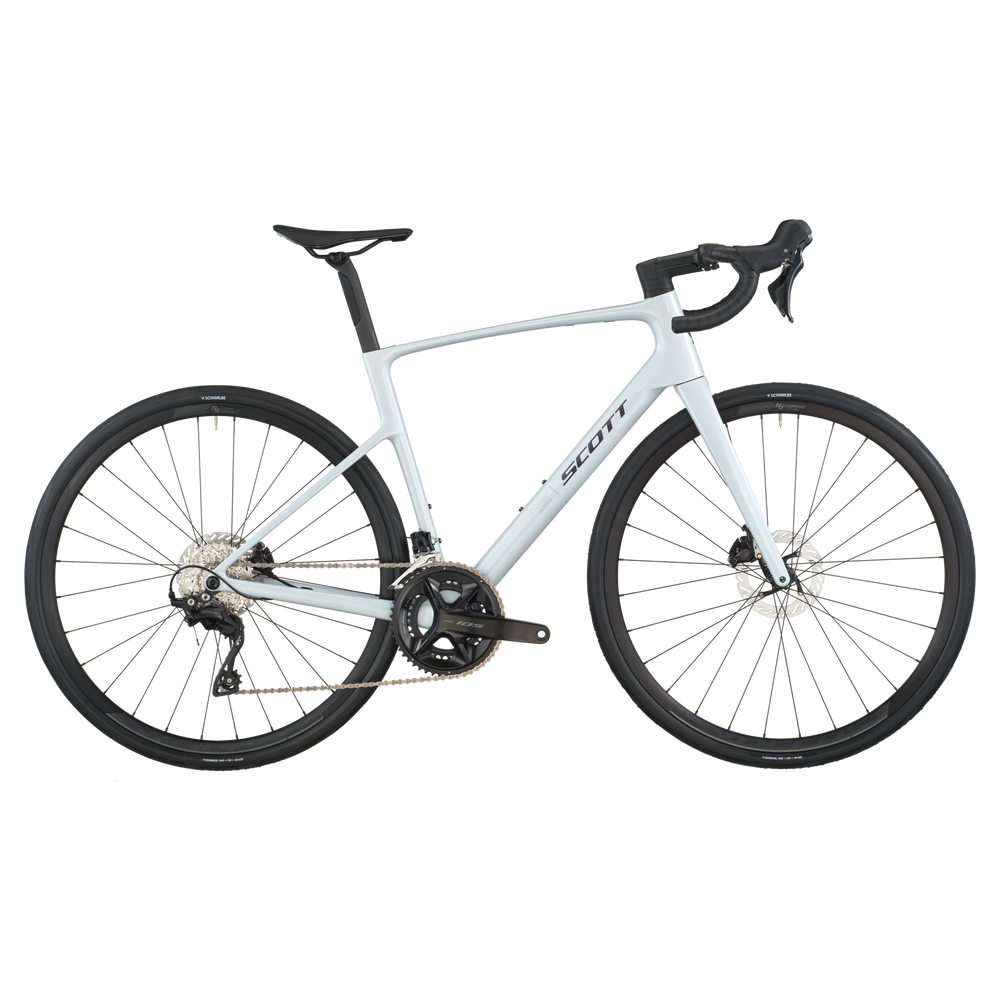 2026 Scott Addict 50 Road Bike In Cumulus White